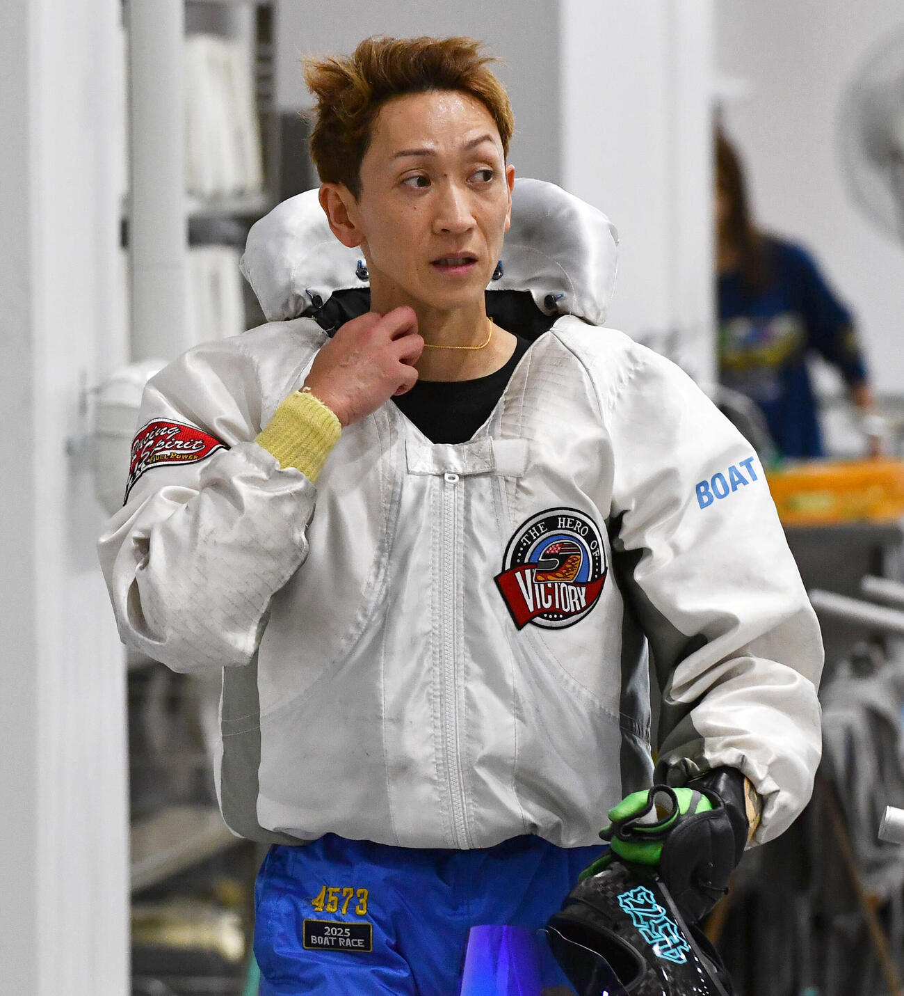 11R、1着で優出を決めた佐藤翼（撮影・岩下翔太）