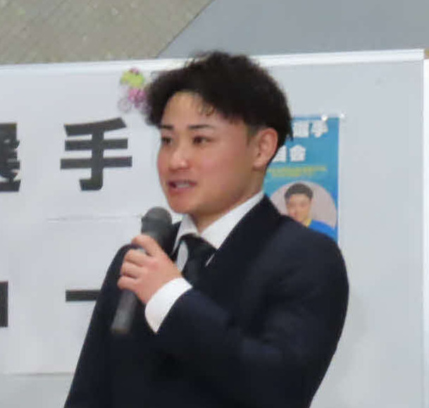 息子の北村翔太（26年4月撮影）