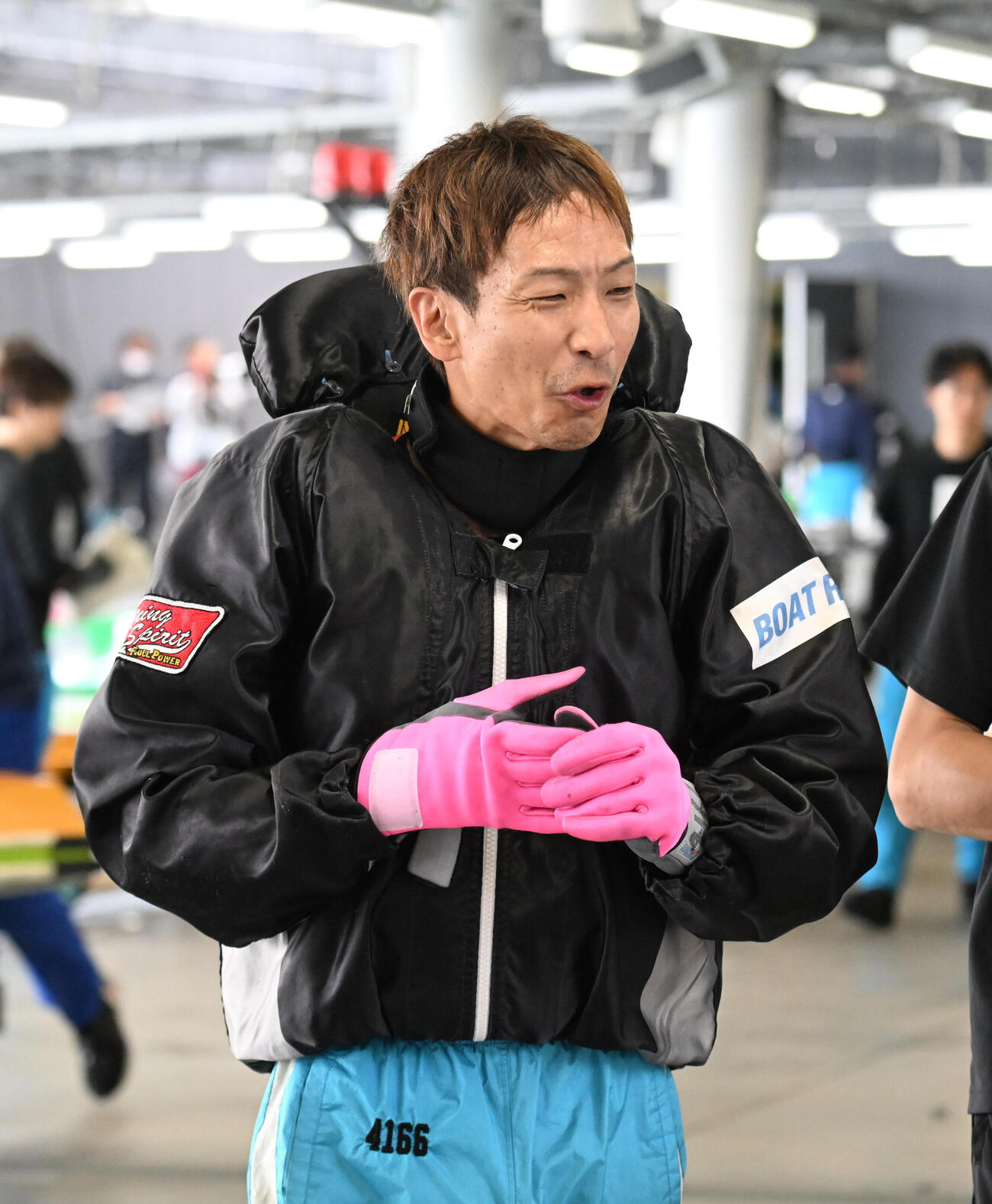 37号機のパワーを見せつけた吉田拡郎（撮影・和賀正仁）