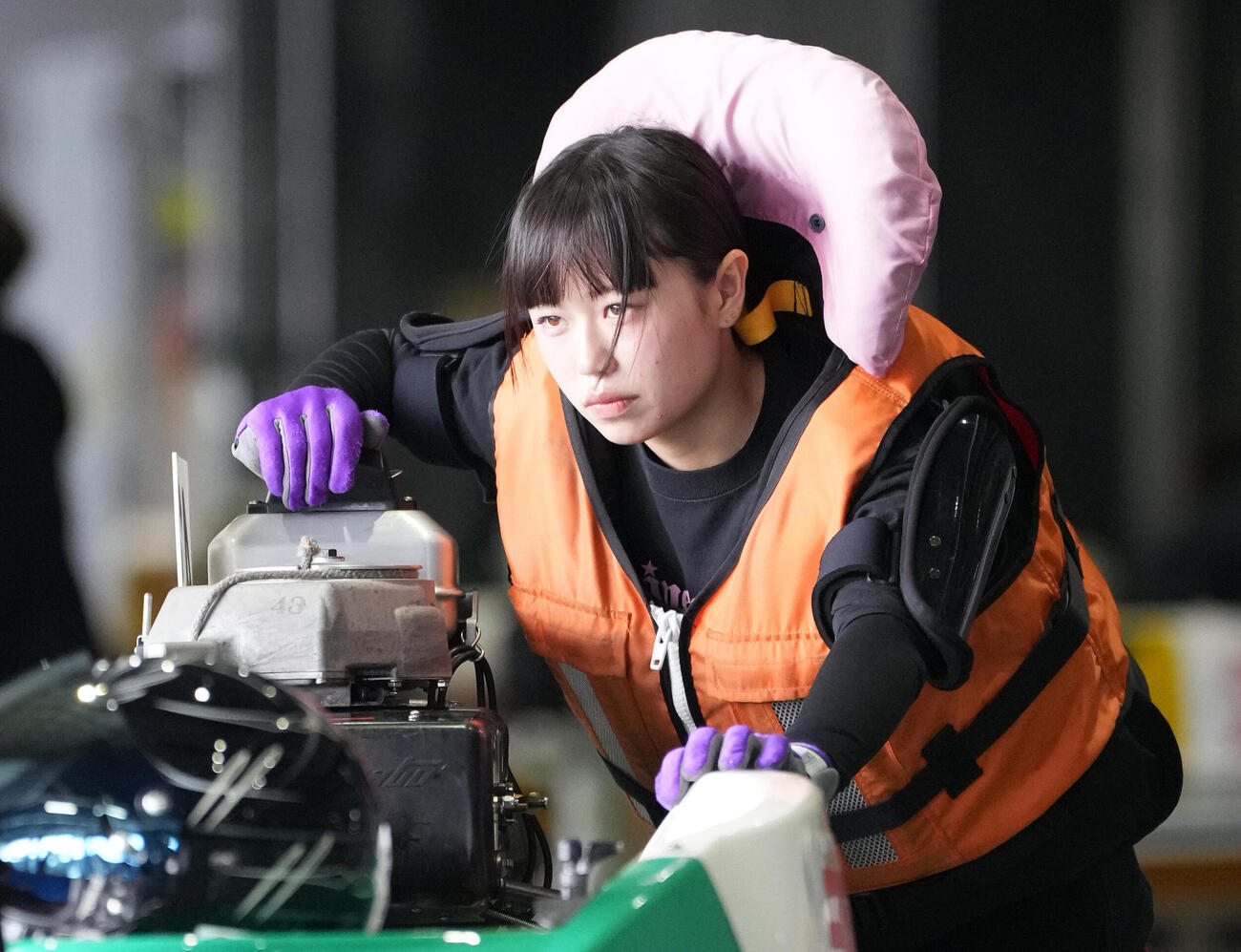 G3津オールレディース　マクール杯「前検日」　龍田真白（5416）（撮影・森本幸一）