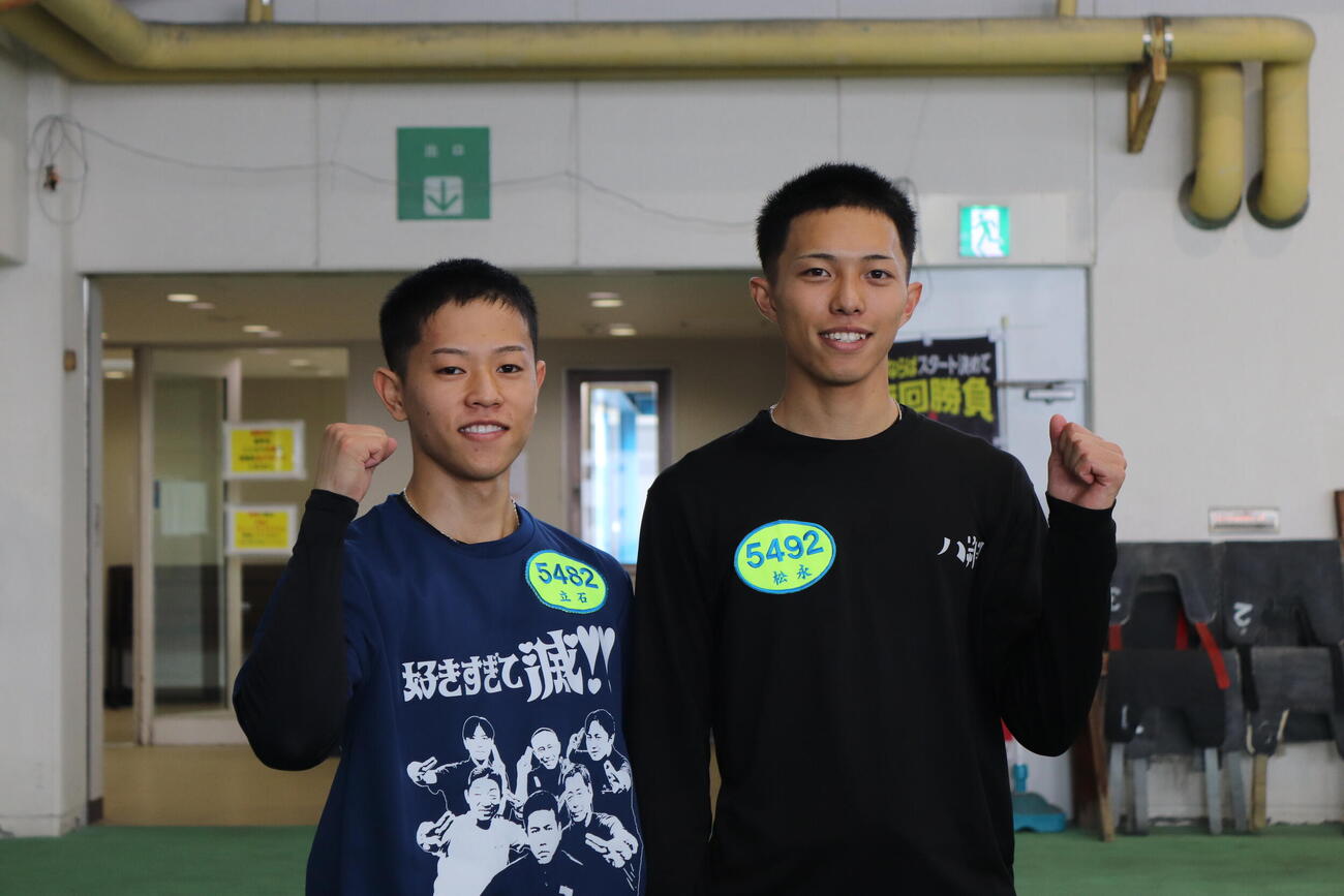 139期生の立石悠馬（写真左）と松永隼ノ助がデビュー戦を迎える