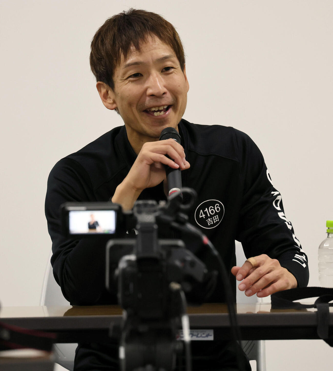 尼崎12Rで2着となった吉田拡郎（撮影・宮崎幸一）