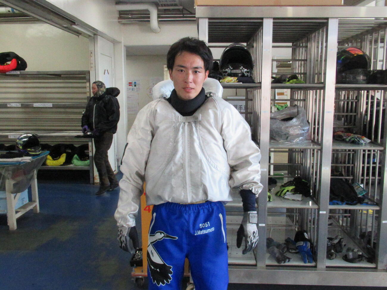 予選トップ通過を決めた松本純平