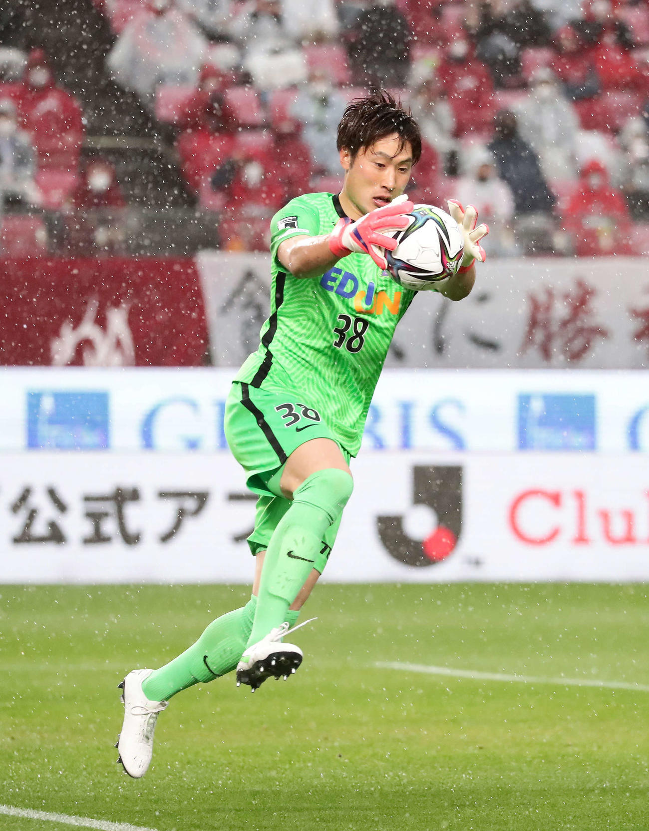 広島GK大迫（2021年3月13日撮影）
