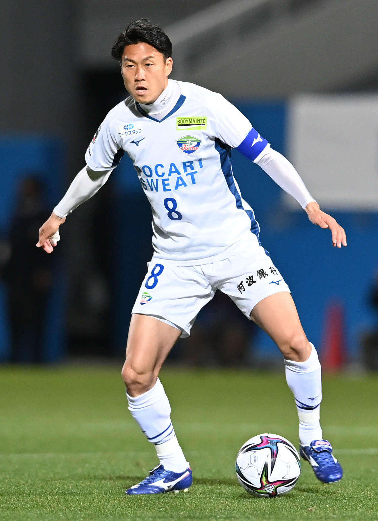 徳島MF岩尾憲（2021年3月17日撮影）