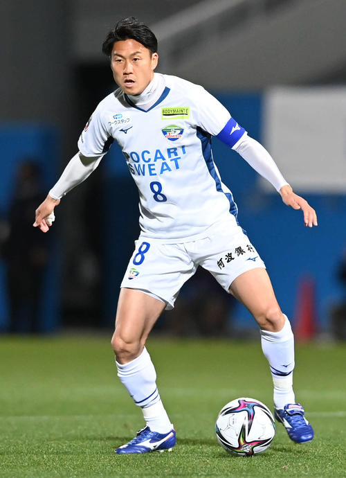 徳島MF岩尾憲（2021年3月17日撮影）
