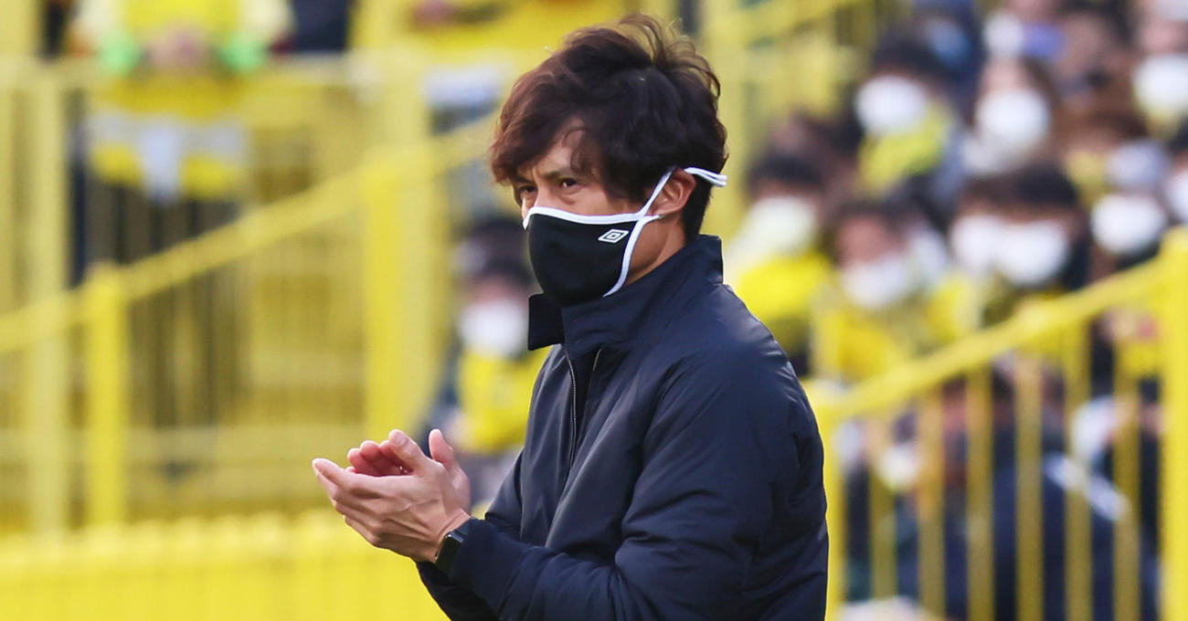 G大阪宮本監督（2021年4月11日撮影）