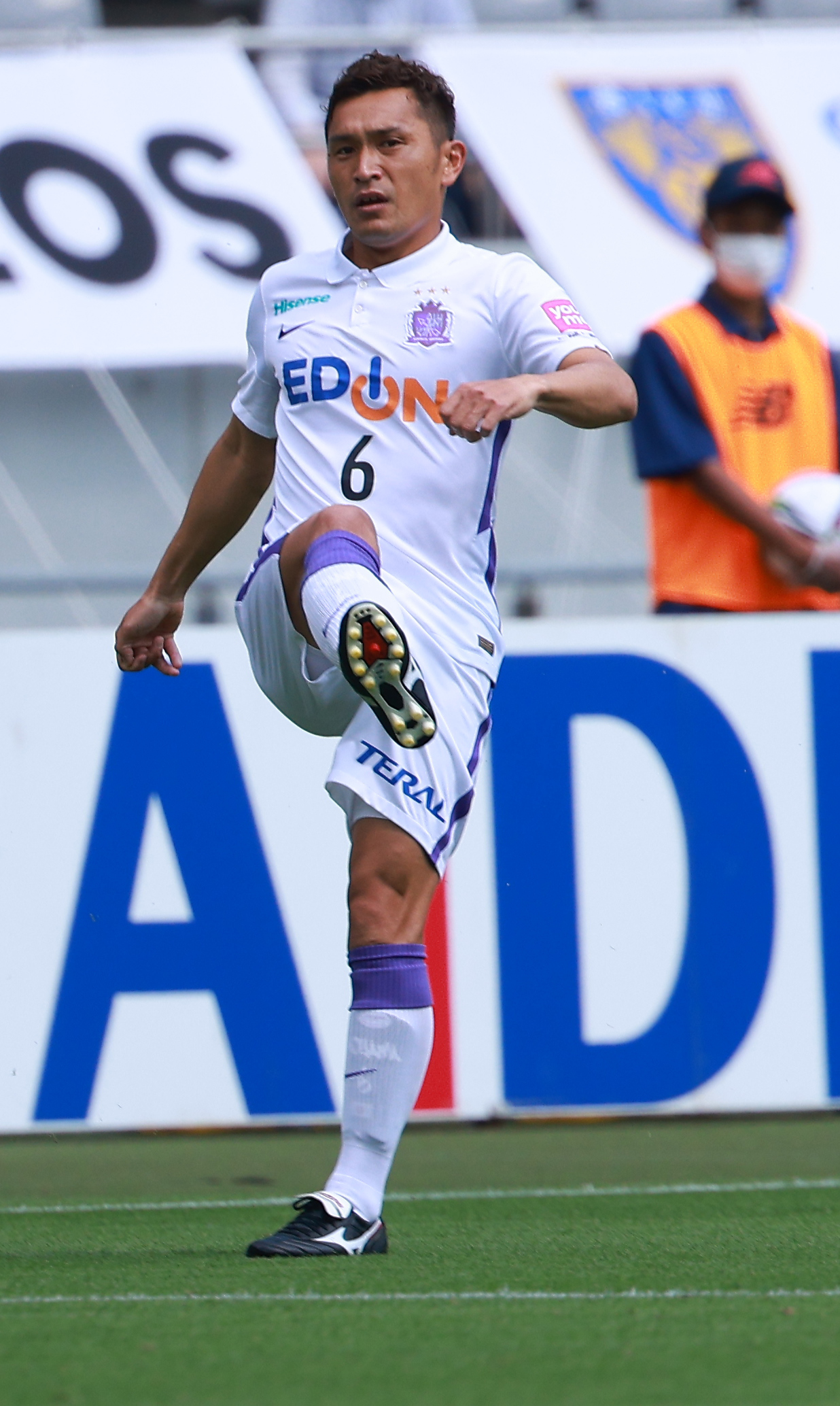 広島MF青山敏弘（2021年5月30日撮影）