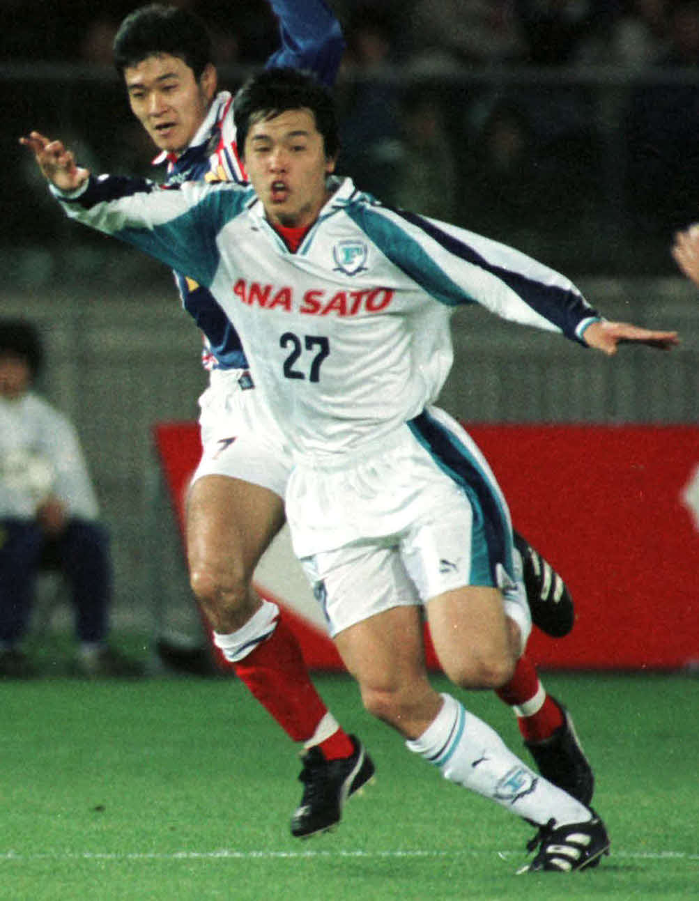 横浜F時代の遠藤保仁（1998年3月21日撮影）