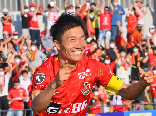 名古屋MF稲垣祥（22年6月撮影）