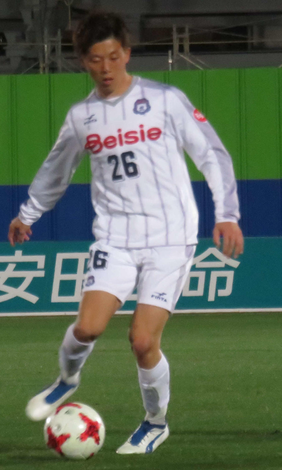 群馬所属時の高井和馬（2017年3月4日撮影）