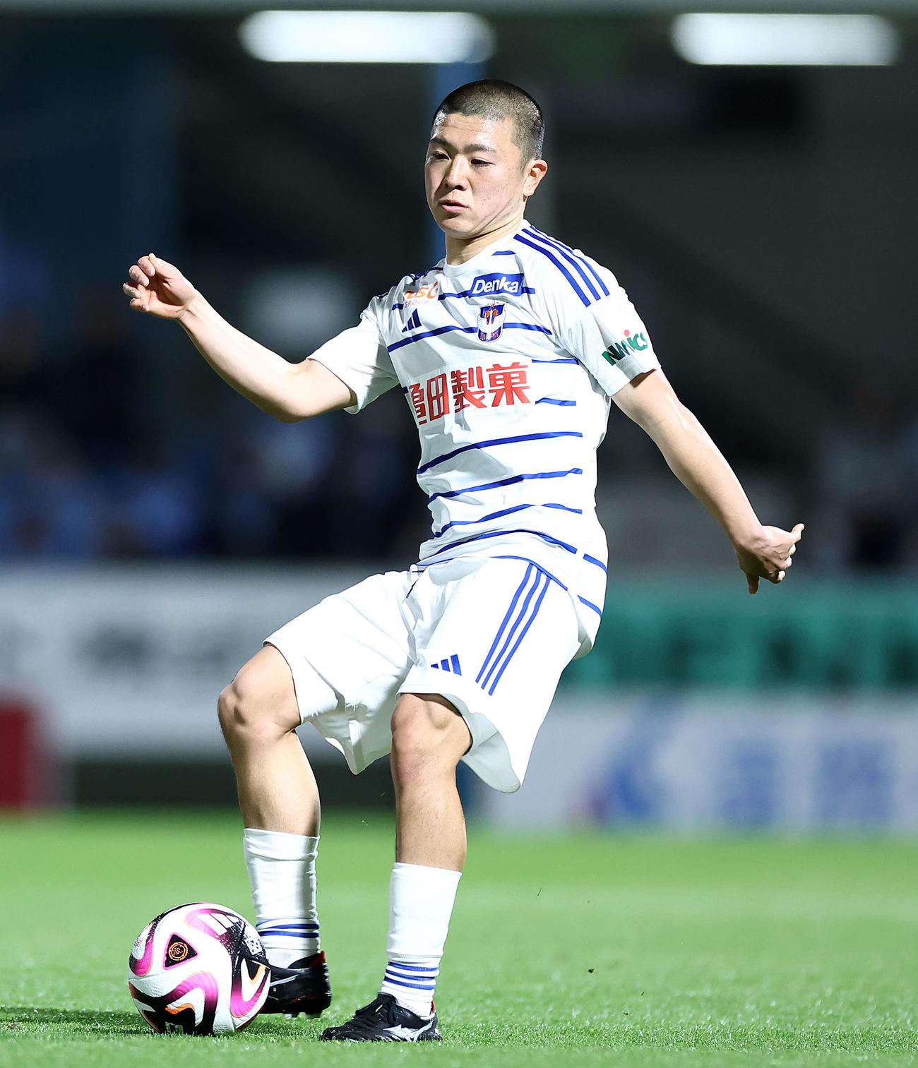 新潟FW小見洋太（2024年4月3日撮影）