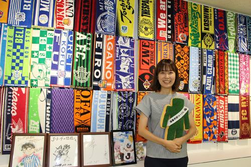 Jリーグ広報の岩坂優さん