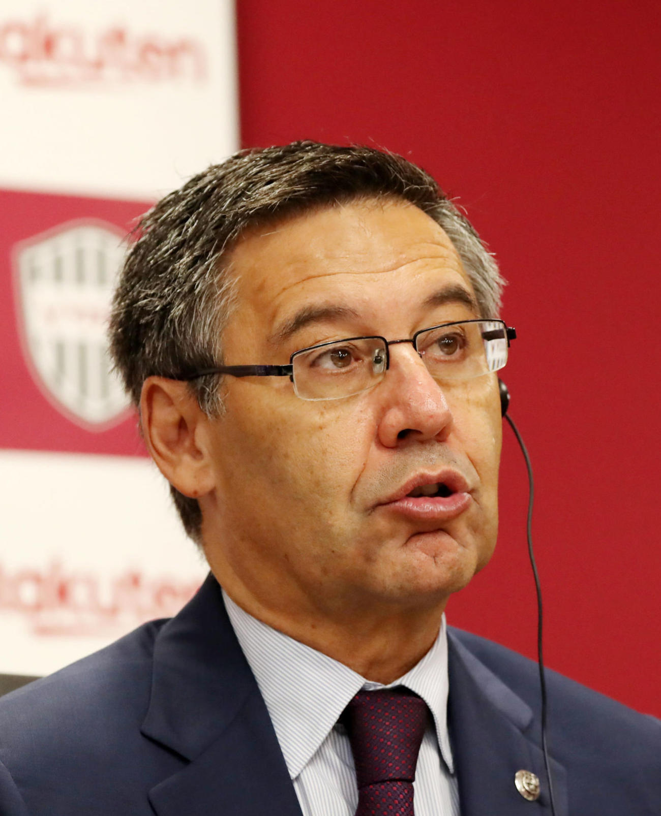 FCバルセロナのバルトメウ前会長（2019年7月27日撮影）