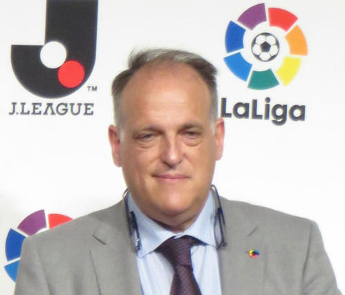 スペインリーグのテバス会長（2017年6月撮影）