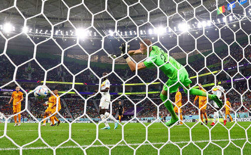 素晴らしいセービングをみせたオランダGKノペルト（ロイター）
