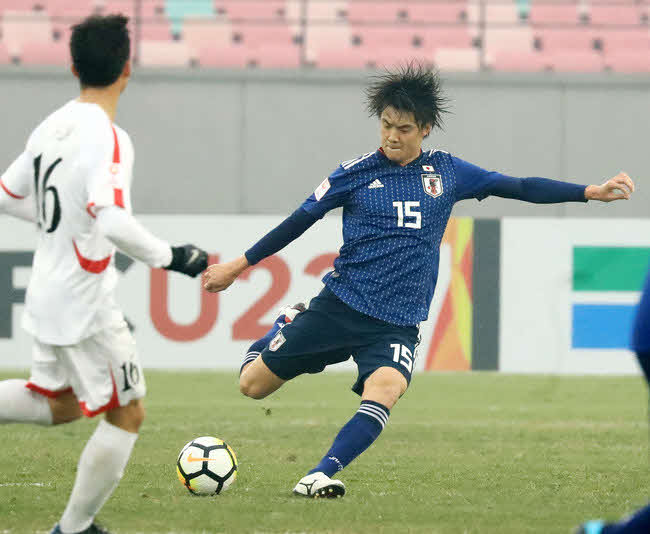 U－23日本代表でもプレーしたクマガヤSC出身の庄司朋乃也（18年1月16日）
