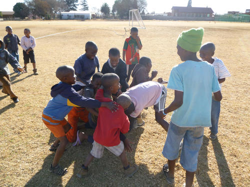 南アフリカの旧黒人居住区ソウェトの子どもたち