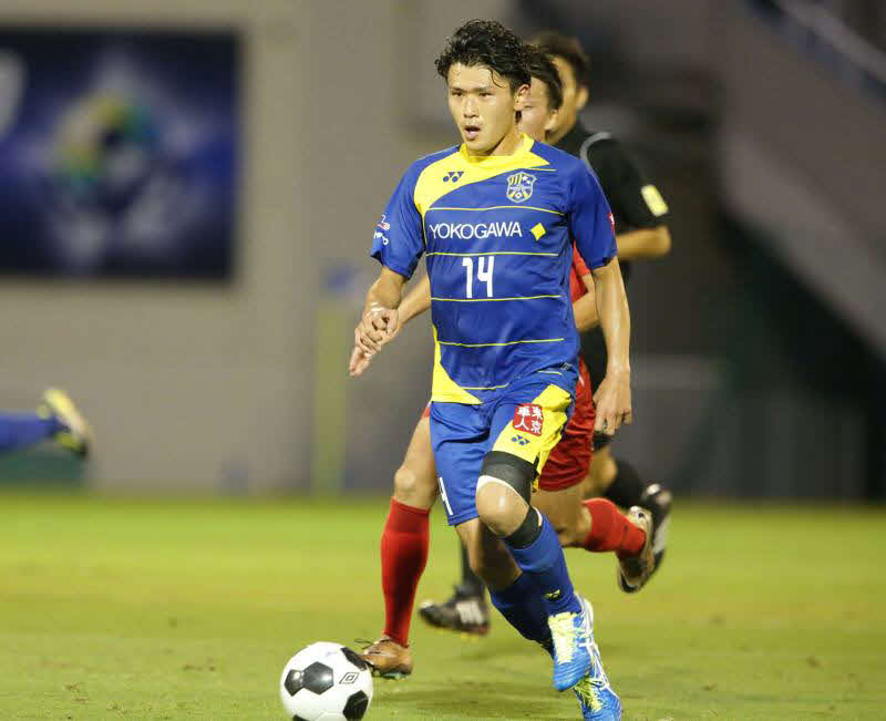 東京武蔵野シティFC時代の本田圭佑（2017年8月）