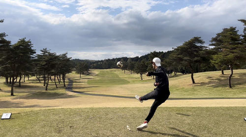 関東ツアーでプレーする柴田選手