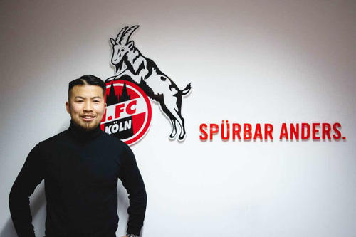 1.FCケルンのマーケティング部に所属する笹原丈さん