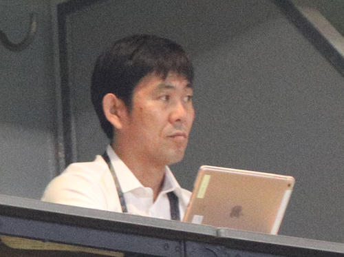 日本代表の森保監督（2019年9月14日撮影）