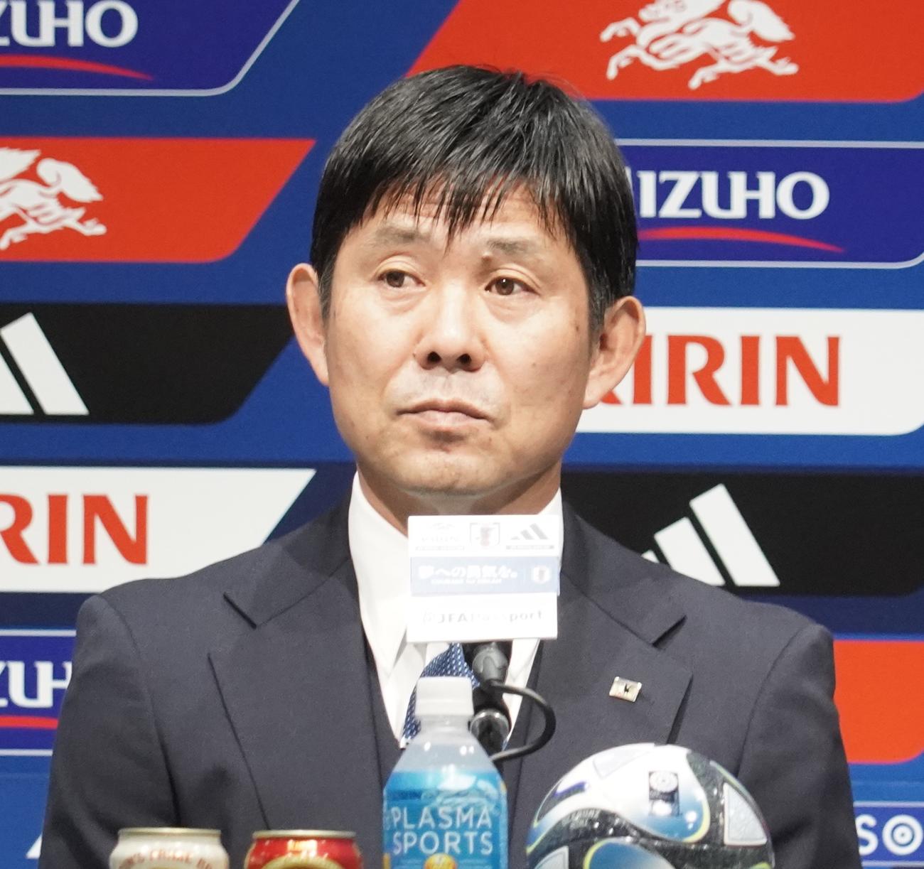 10月の国際親善試合カナダ、チュニジア戦に臨む日本代表メンバーを発表した森保一監督