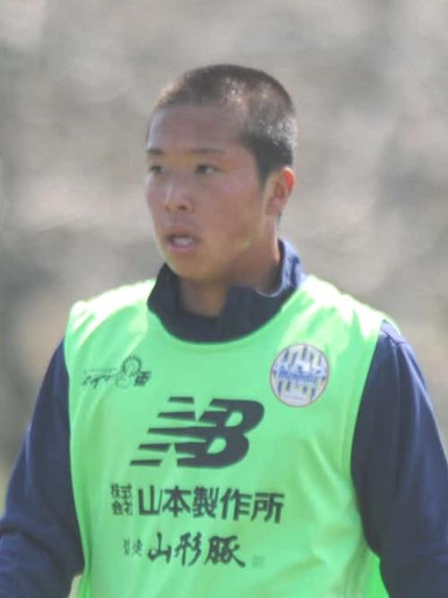 山形ＦＷ中村駿太（１８年４月５日撮影）