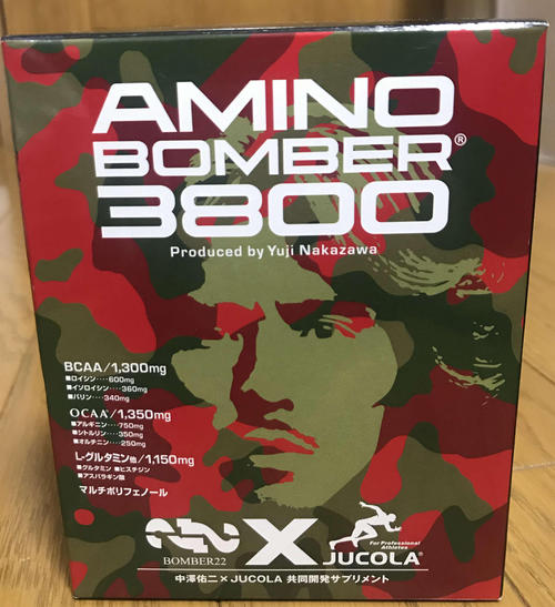 「ＡＭＩＮＯ　ＢＯＭＢＥＲ　３８００」のパッケージ