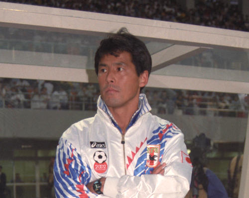 日本五輪代表の西野朗監督（1995年撮影）
