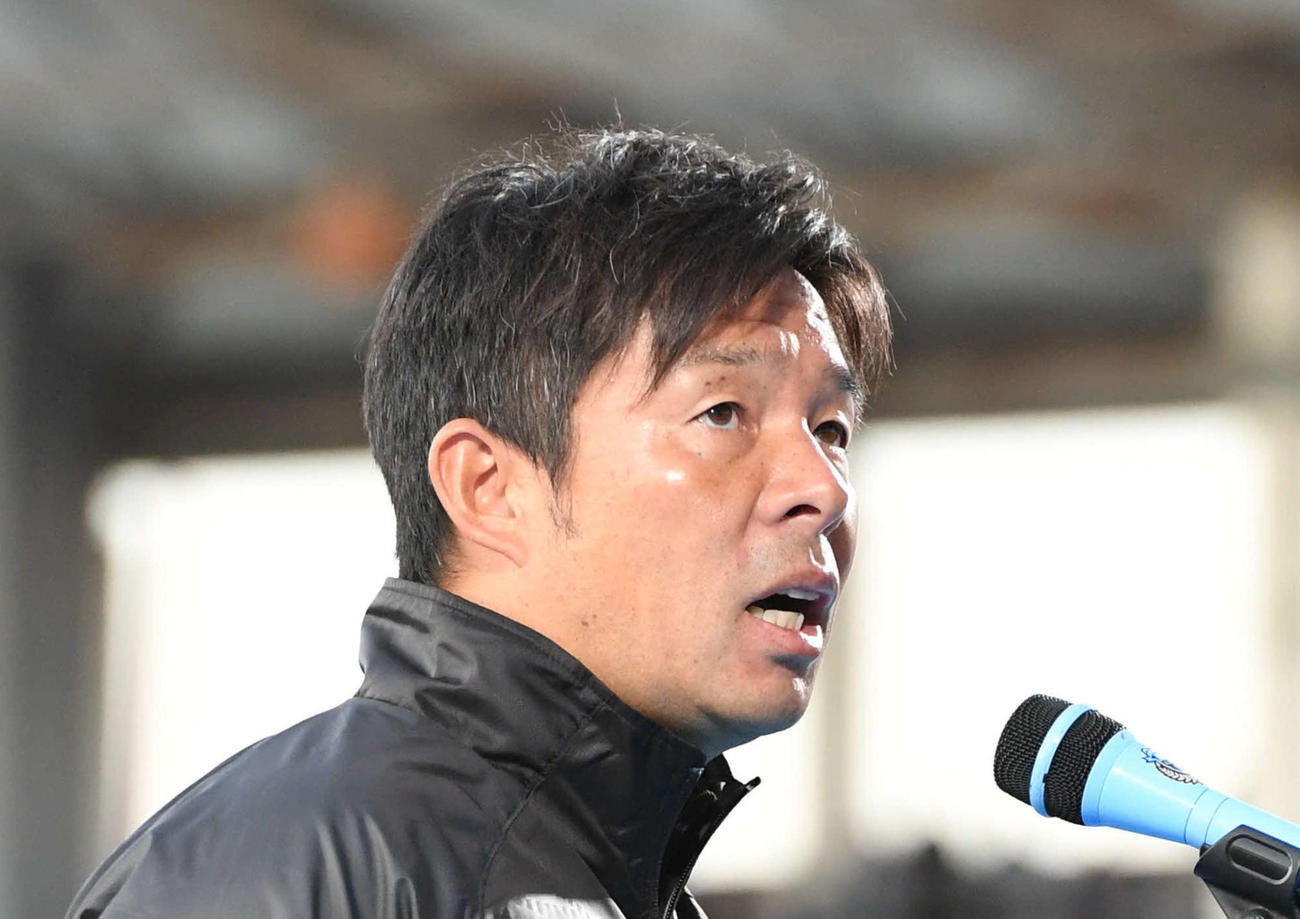川崎F鬼木監督（2019年11月30日撮影）