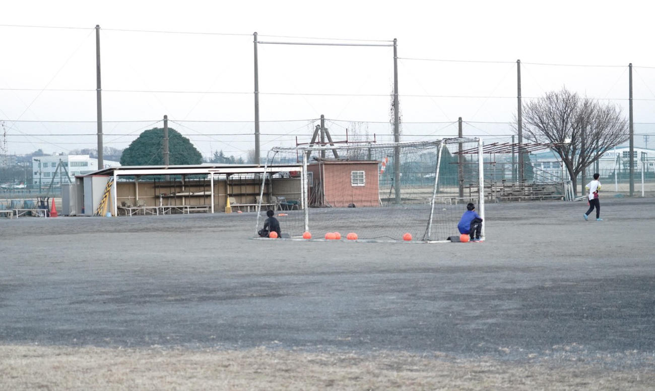 府中JYFCのホームグラウンドだった府中少年サッカー場第1コート（撮影・佐藤成）