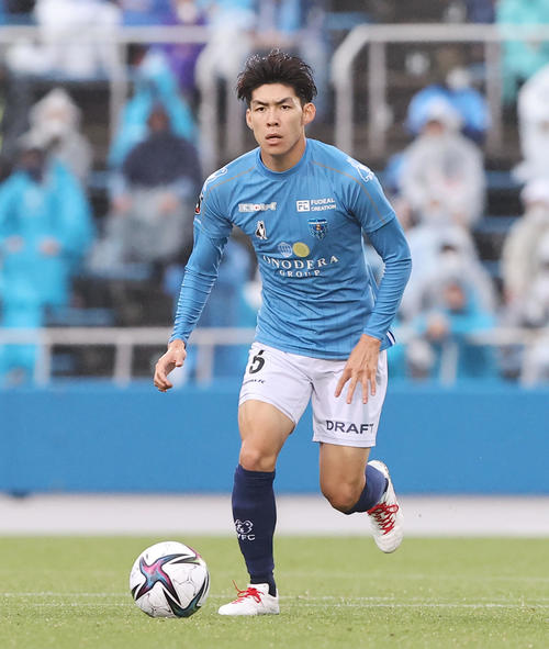 横浜FC瀬古樹（2021年6月19日撮影）
