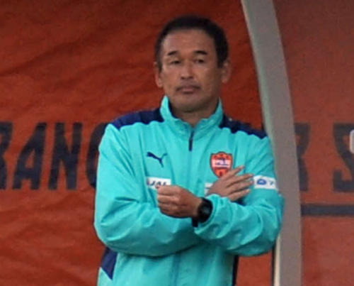 清水平岡宏章監督（2021年11月20日撮影）