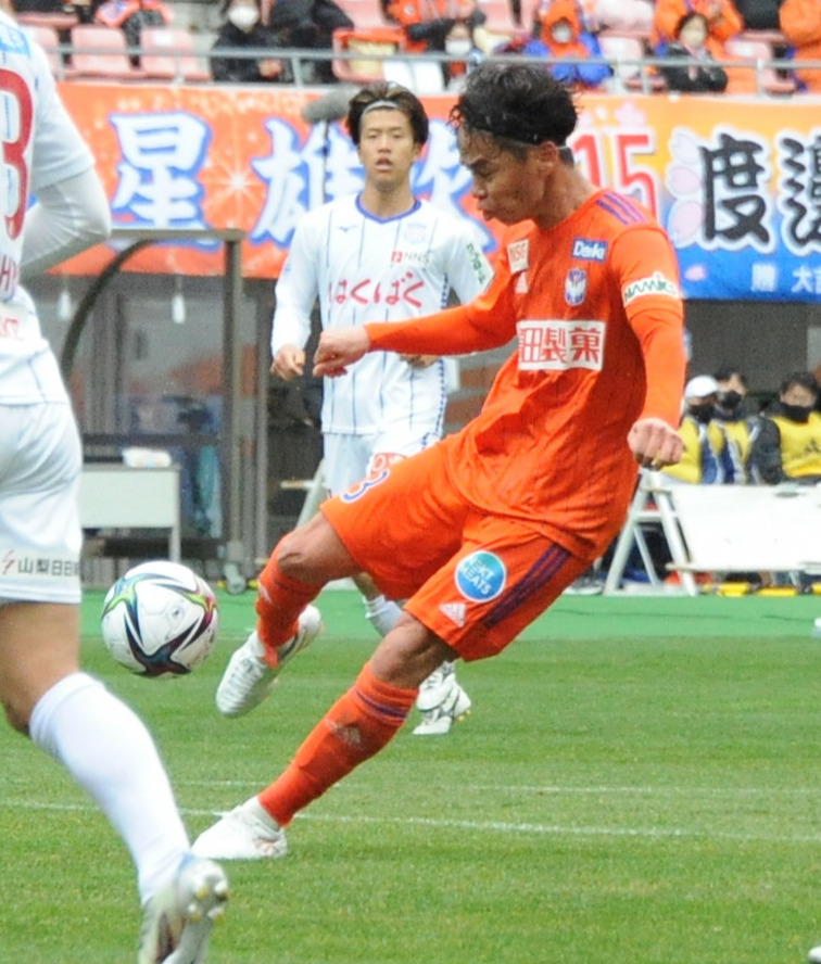 J2新潟MF伊藤涼太郎（2022年3月19日撮影）