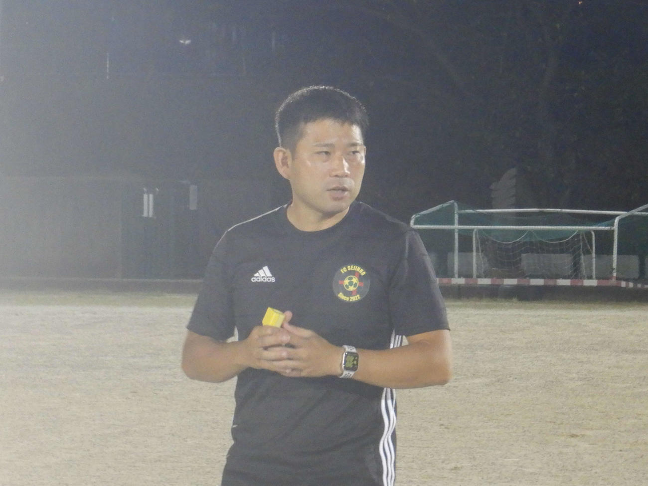 セジニョサッカースクール代表の斉藤誠司さん（斉藤さん提供）