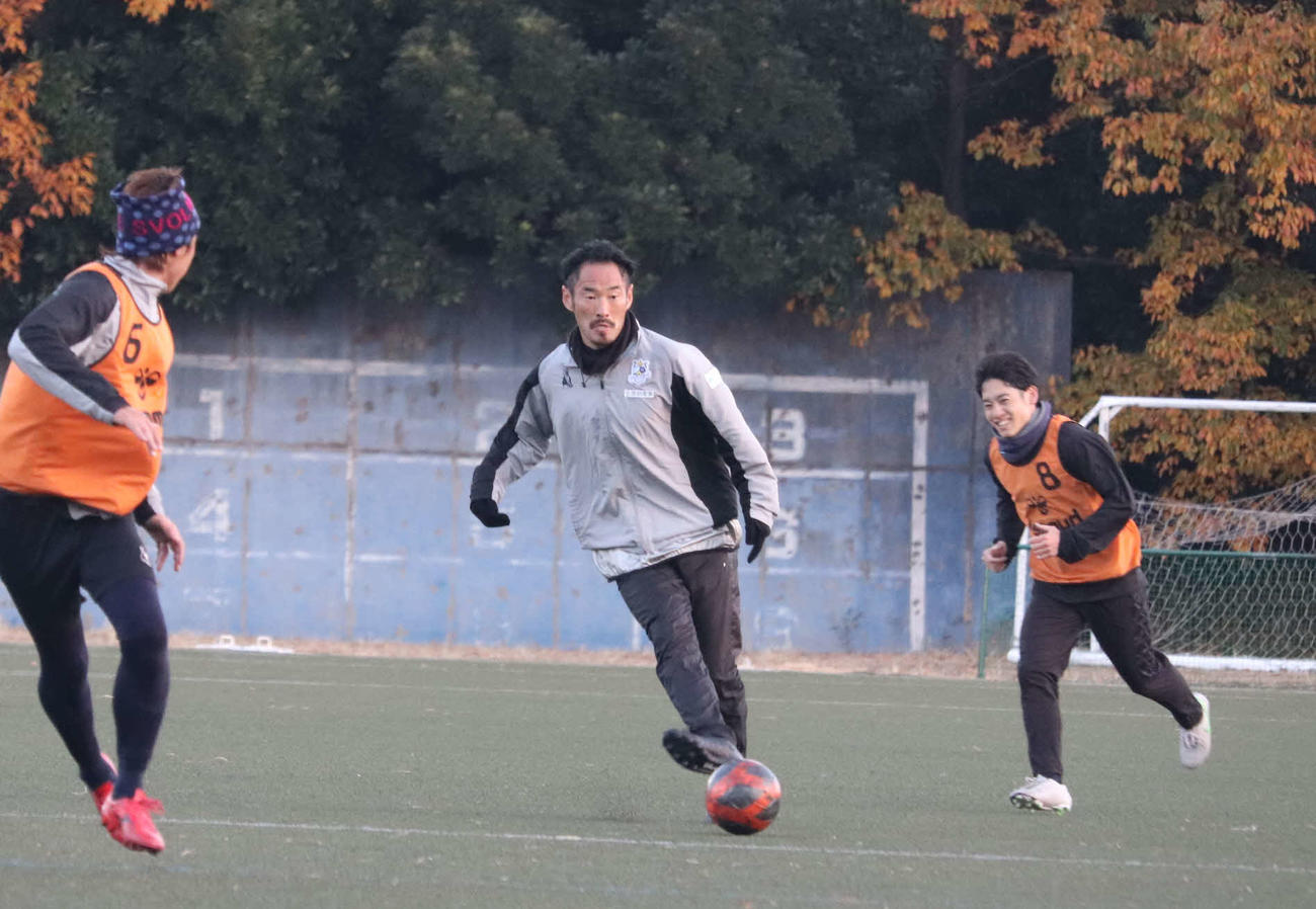 今季12得点を挙げたFIFTY CLUBのFW大久保哲哉