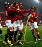 【浦和－セパハン】先制点を挙げ喜ぶＦＷ永井（撮影・栗山尚久）