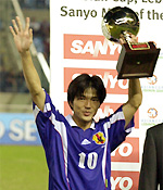 【アジアカップ優勝＆大会MVP獲得】名波浩 ＃１０ 日本代表 ９９／００（A） 歴史 - アジア杯2011 : nikkansports.com
