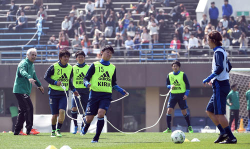 16年3月に行われたサッカー日本代表国内組対象代表候補合宿