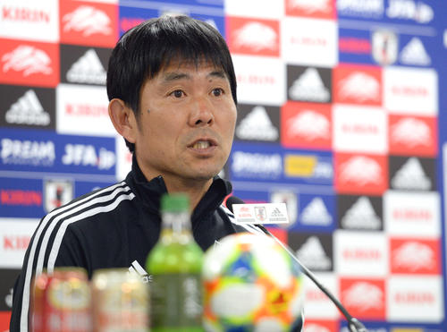 日本代表の森保一監督（2019年6月4日撮影）