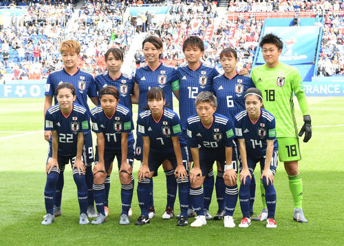 なでしこジャパン（2019年6月10日撮影）