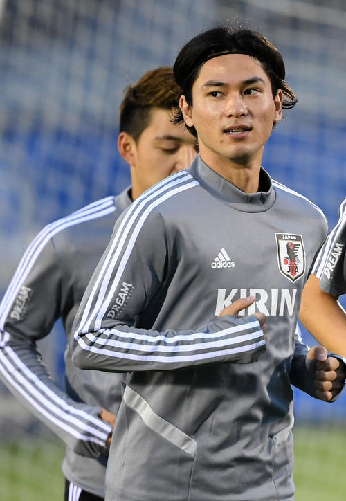 別メニューで調整する南野（撮影・横山健太）