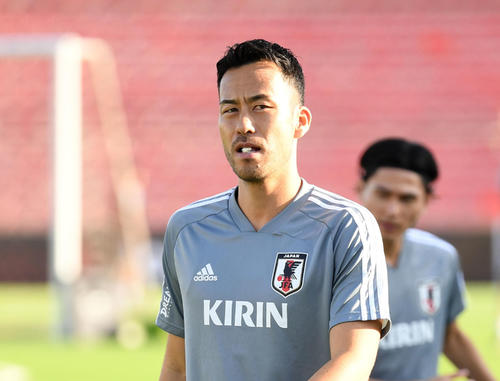 アップをする吉田（撮影・横山健太）