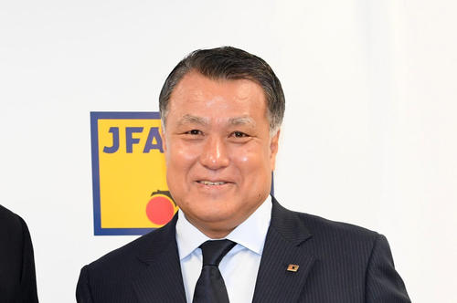 日本サッカー協会の田嶋幸三会長（2019年9月5日撮影）