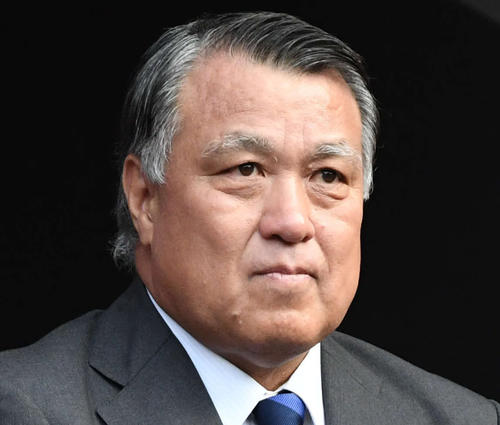 日本サッカー協会の田嶋幸三会長（2019年6月25日撮影）