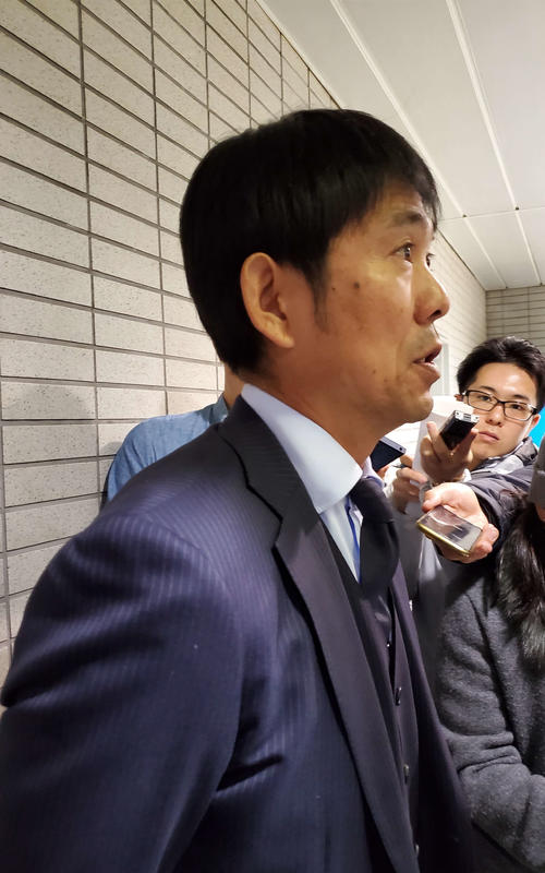 兼任する五輪世代を率いたU－23アジア選手権を終えて帰国した日本代表の森保監督
