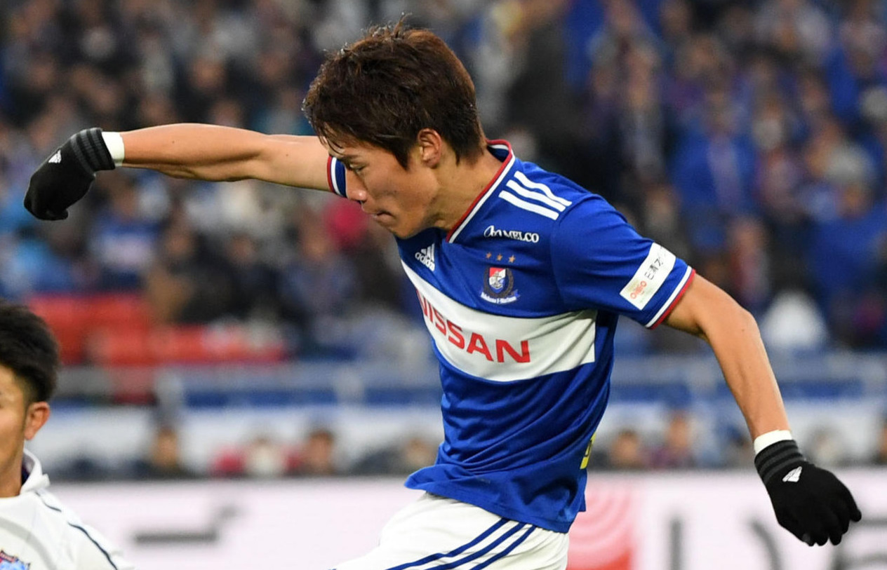 横浜MF遠藤（19年12月7日撮影）