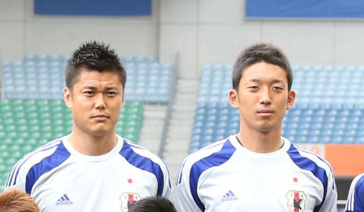 川島永嗣と権田修一（2014年5月26日）