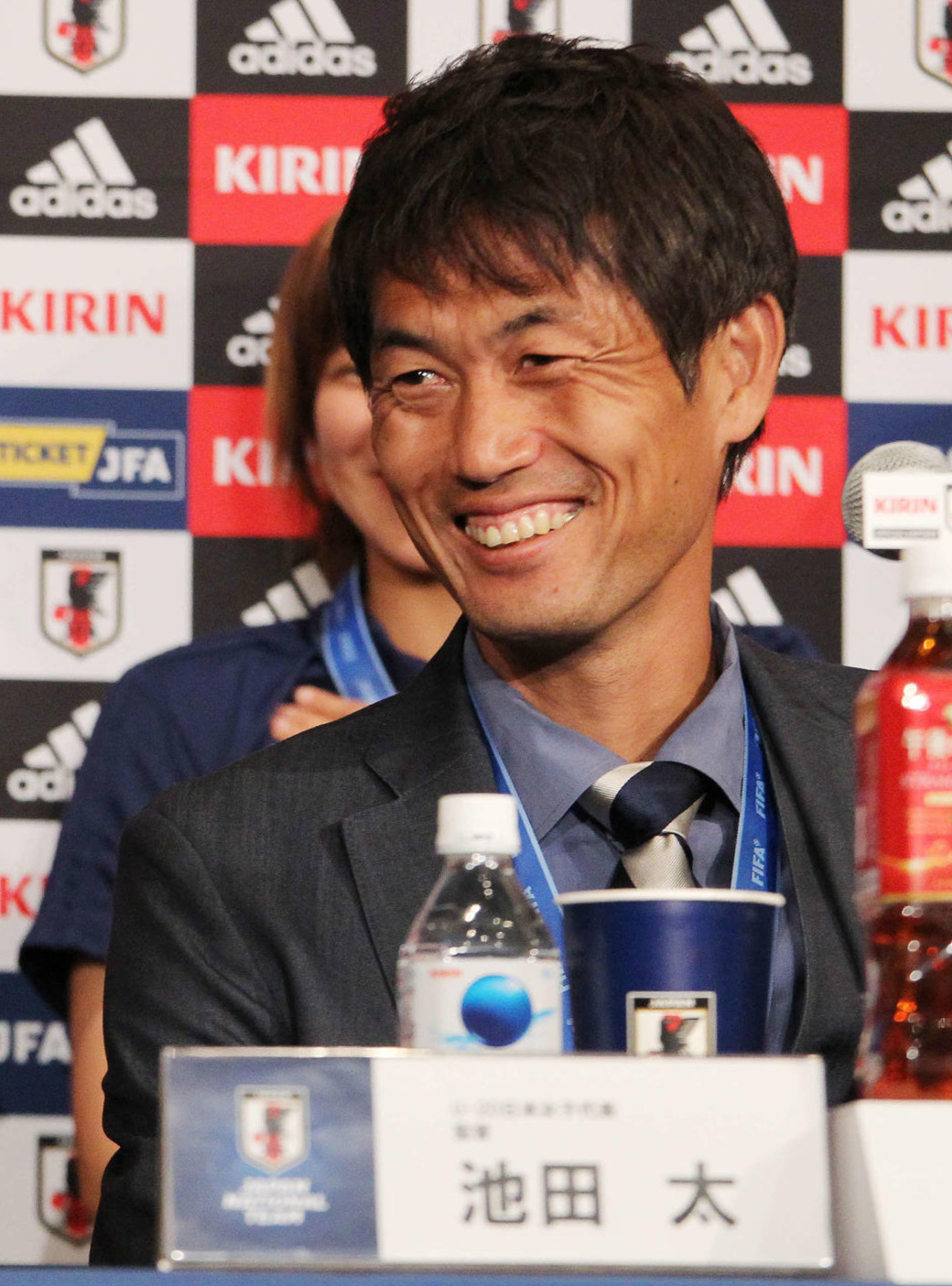 U-20日本女子の池田太監督（2018年8月26日撮影）
